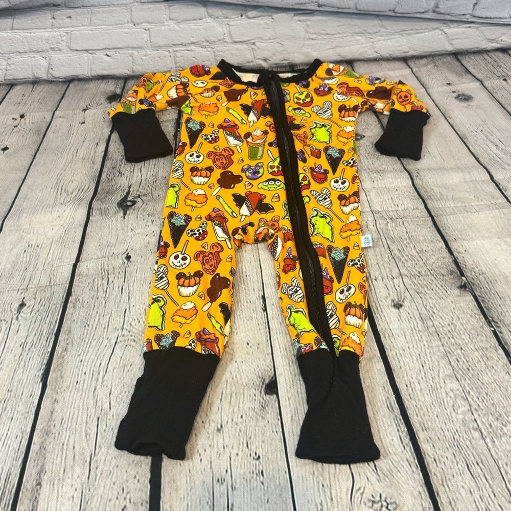 Secret Stock Reserve Luxe Halloween Disney Treats Bamboo Romper